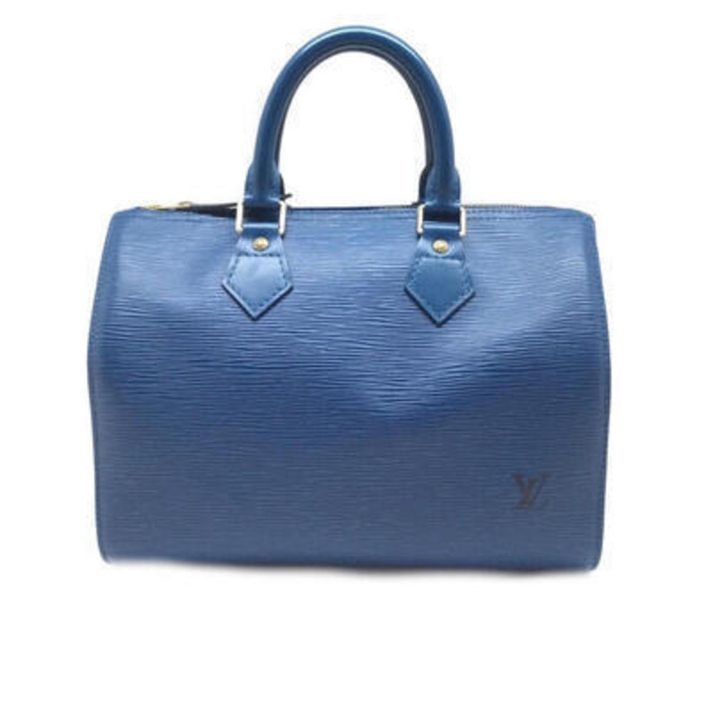 Louis Vuitton Handbag 30 Leather Epi Blue Speedy